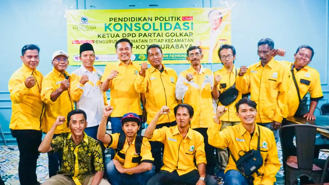 Ketua Golkar Surabaya Gelar Konsolidasi Kampanyekan Sarmudji Gubernur Jatim