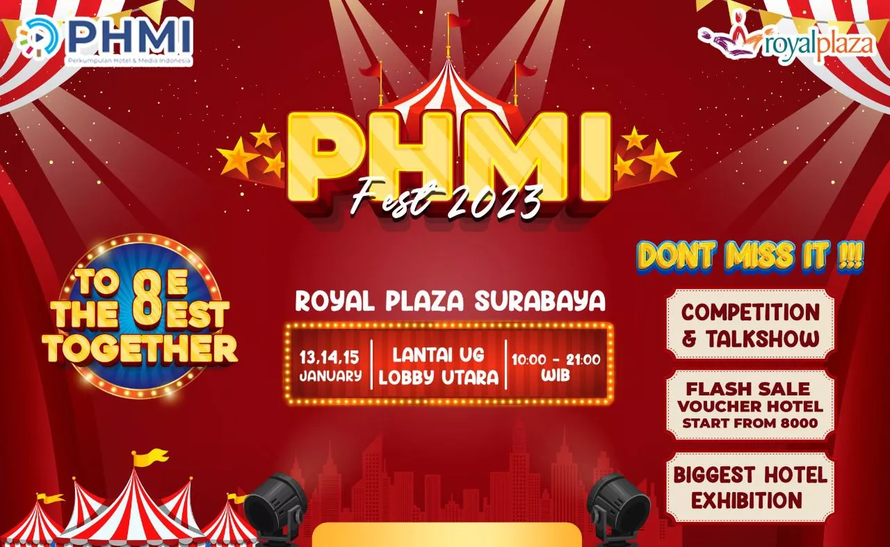 Rayakan HUT ke 8, PHMI Lelang Voucher Hotel Berbintang Seharga Rp 8 Ribu