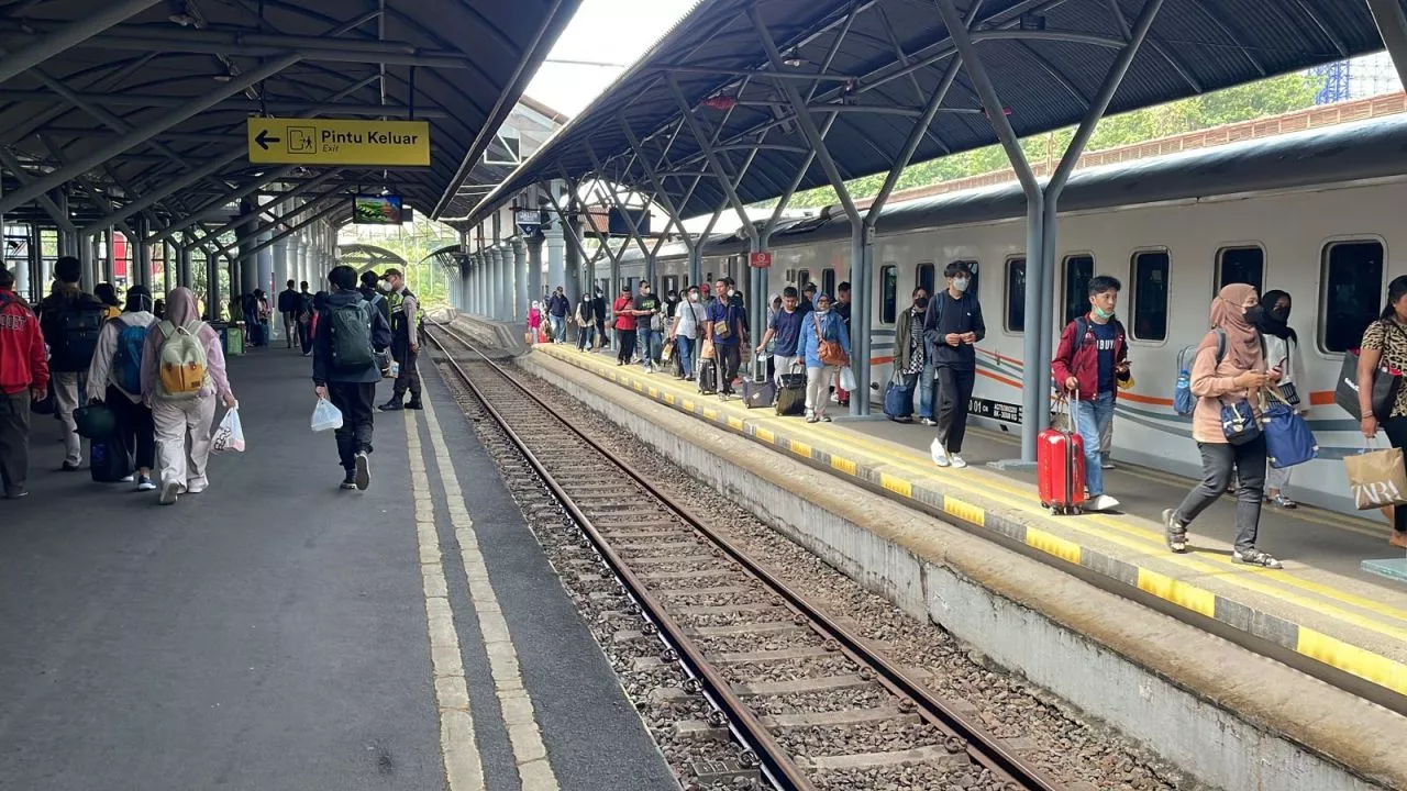 Ini Tanggal Favorit Mudik Lebaran Menggunakan Kereta Api