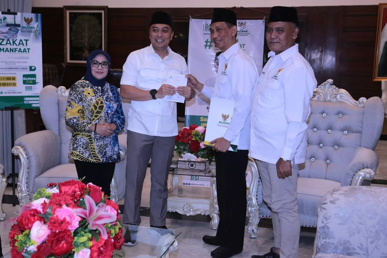 Zakat Mal Warga Surabaya Disalurkan Melalui Baznas untuk Lima Pilar Program Nasional