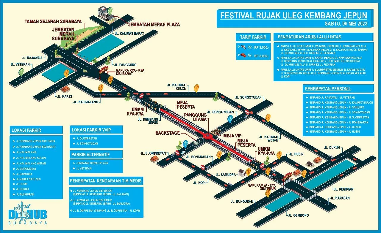 Sambut HJKS ke 730, Kembang Jepun Akan Ditutup Sementara untuk Venue Festival Rujak Uleg