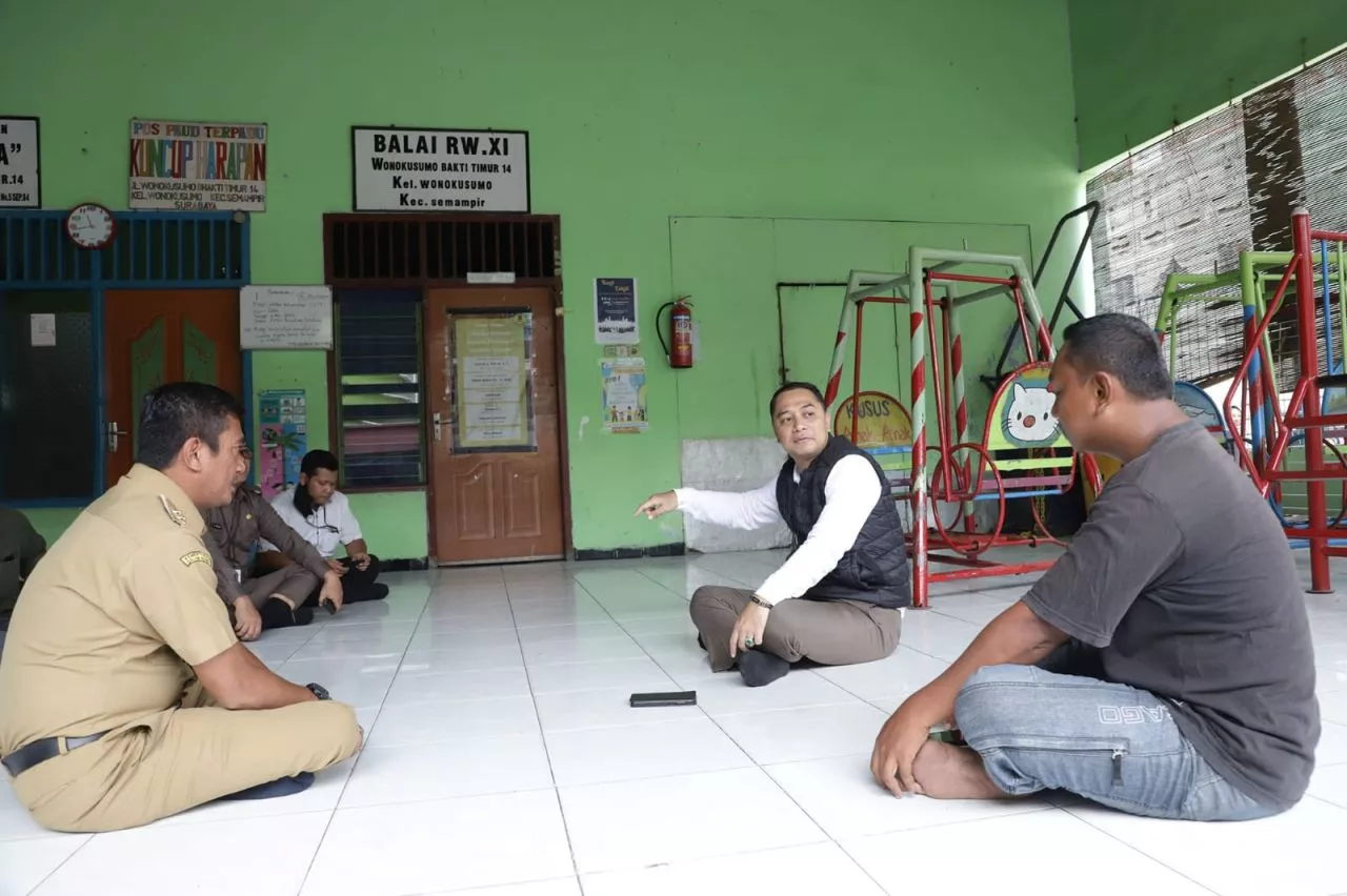 Sidak Balai RW, Wali Kota Eri Kaget Temukan Hal Ini