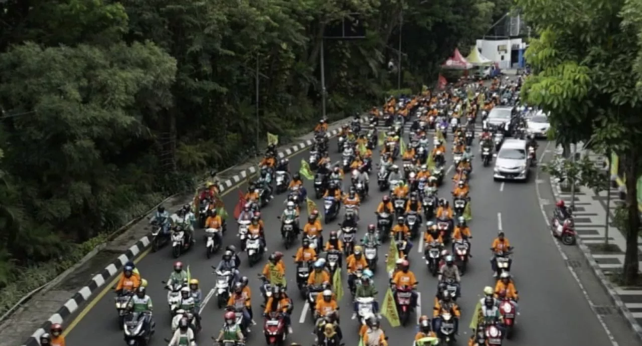 Begini Aksi Peringatan Hari Buruh Jawa Timur
