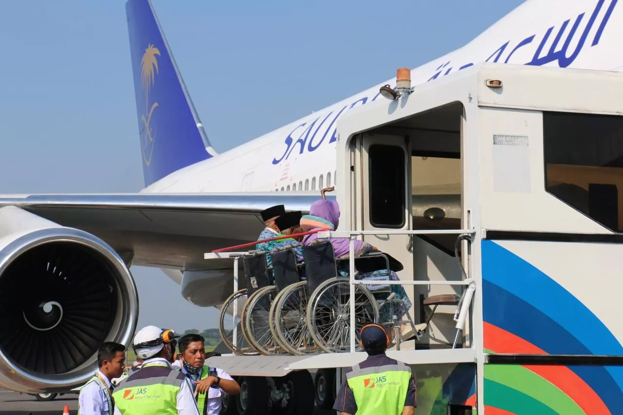 Musim Haji 2023, Bandara Juanda Internasional Siapkan Pelayanan Khusus Jemaah Lansia