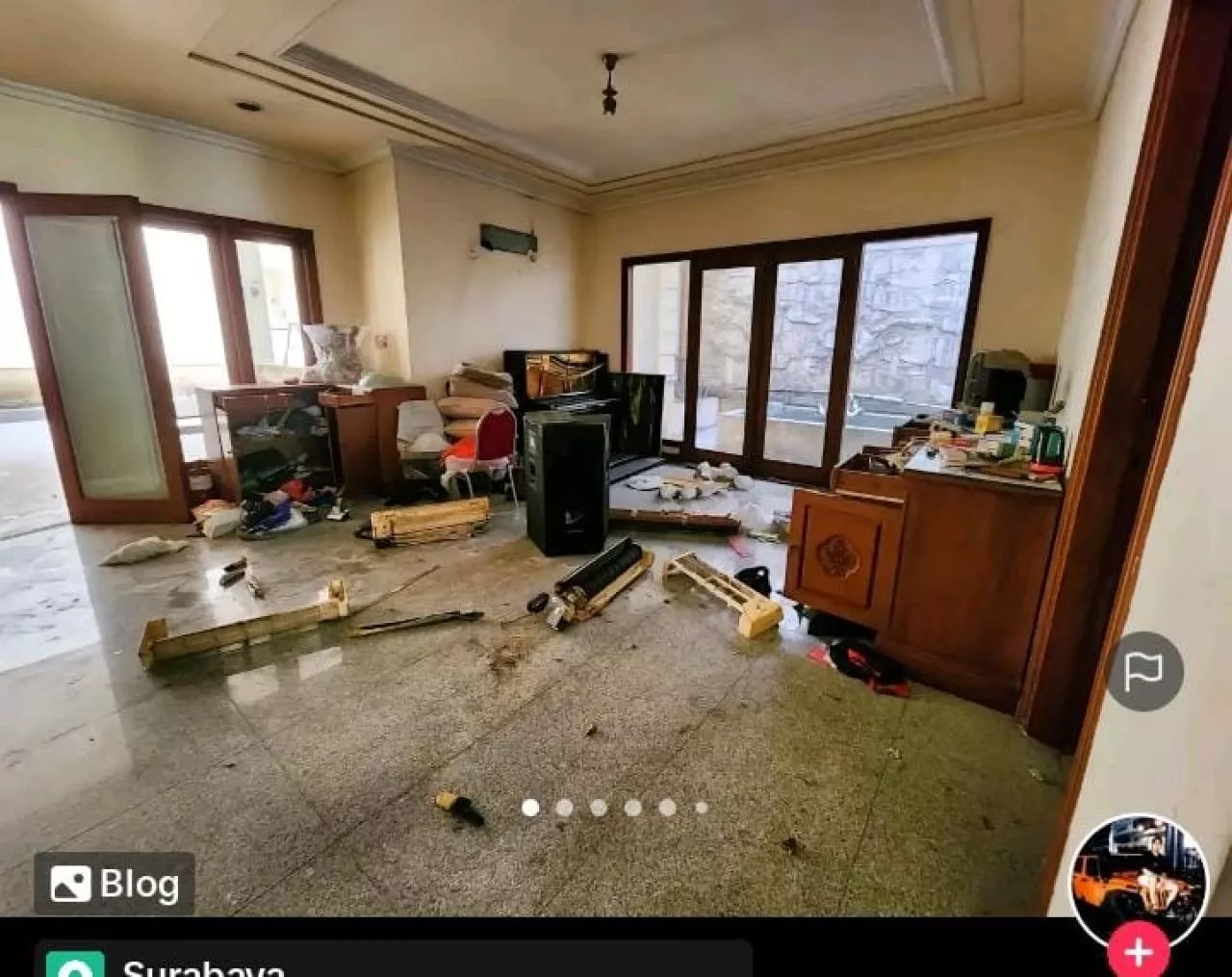 Viral di TikTok, Rumah di Kawasan Balai Kota Surabaya Dibobol Maling