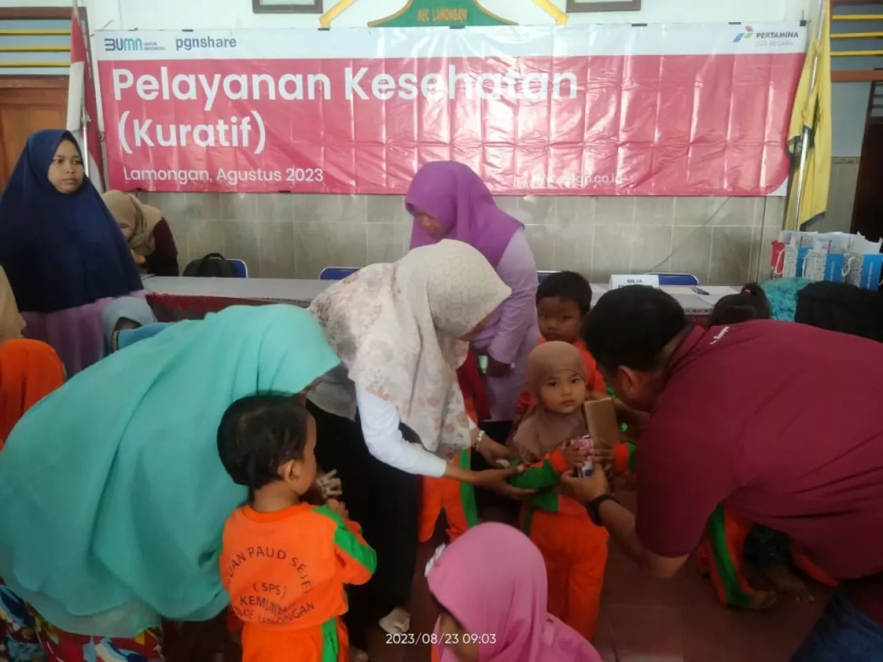 PGN Berikan Pelayanan Kesehatan Bagi Lansia di Desa Made Lamongan
