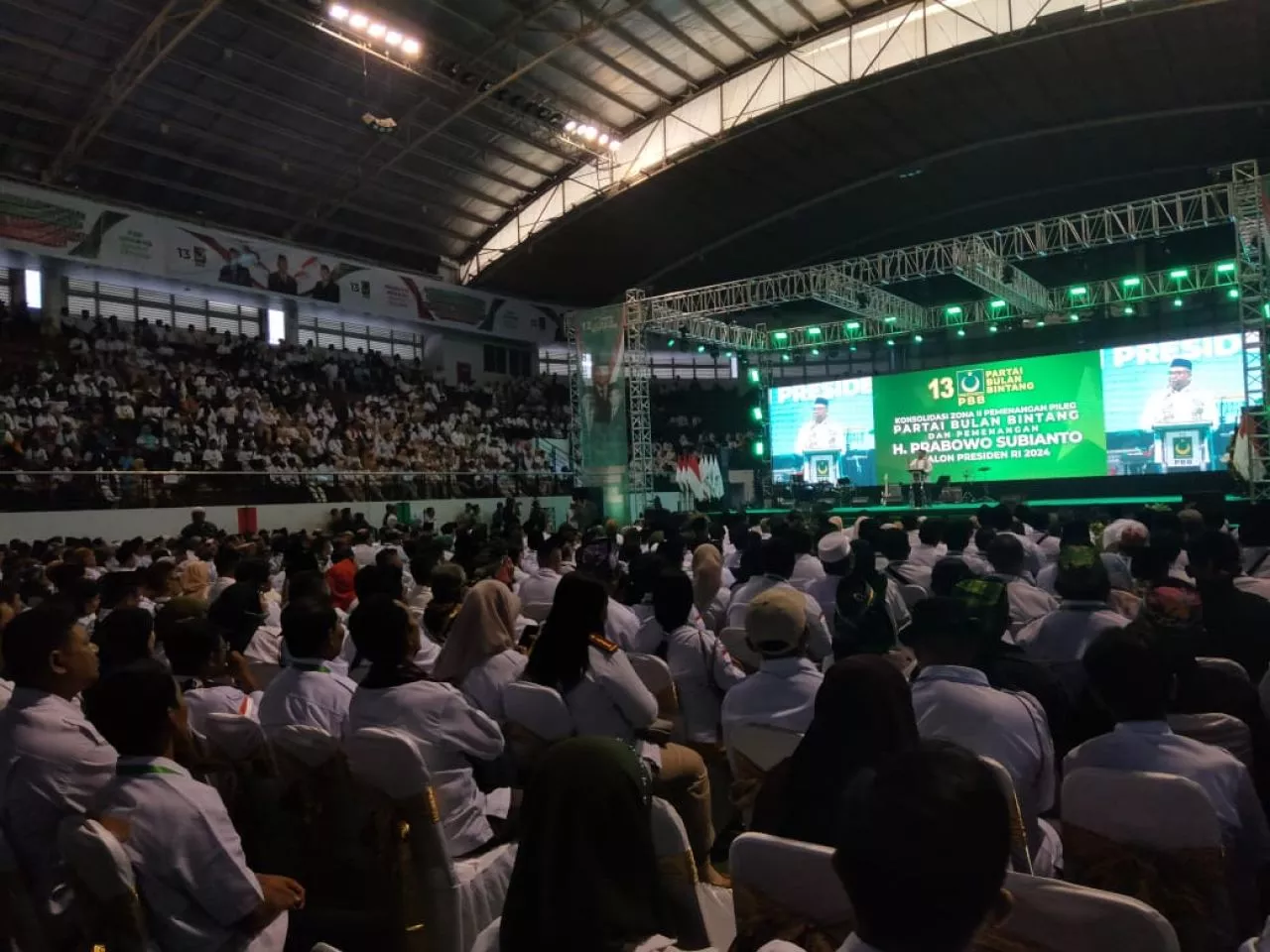Ribuan Kader PBB Hadiri Konsolidasi Dukung Prabowo di Surabaya