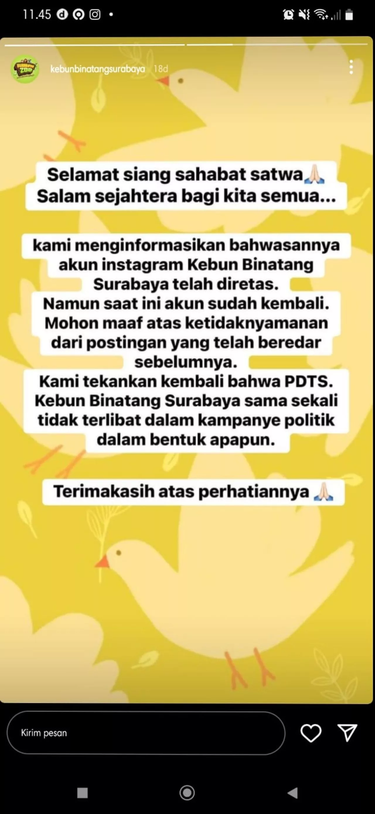 Ramai Diberitakan, Postingan Foto Anies-Muhaimin di Akun Instagram KBS Langsung Menghilang
