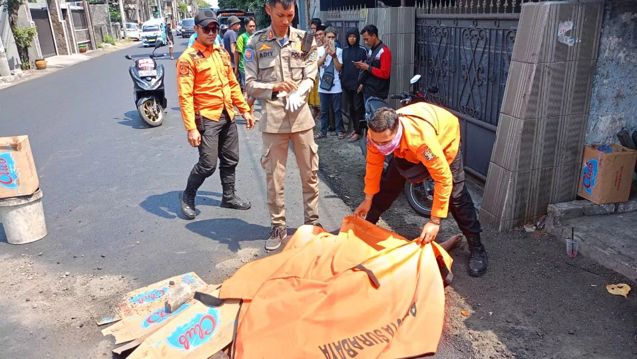 Pengendara Motor Tewas Terlindas Truk di Osowilangun Surabaya
