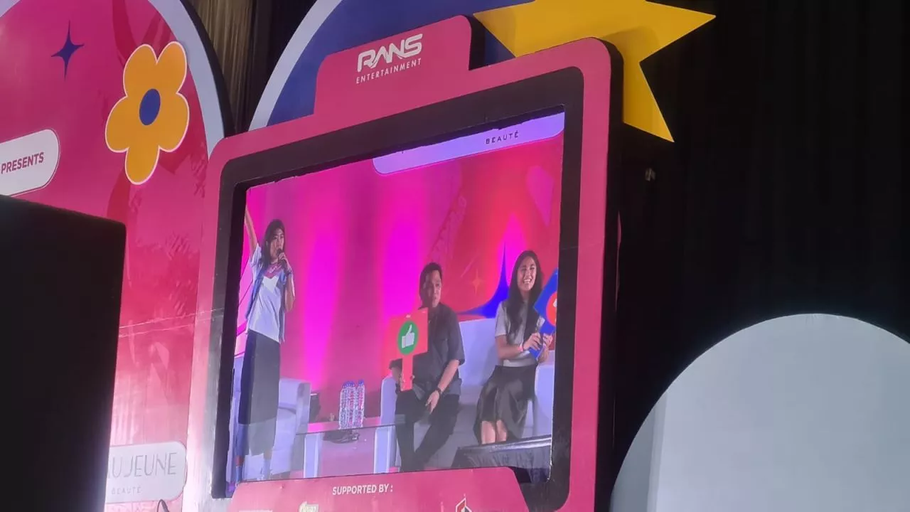 Erick Thohir dan Putrinya Uji Kekompakan di Girl Fest Surabaya 2023, Begini Keseruannya