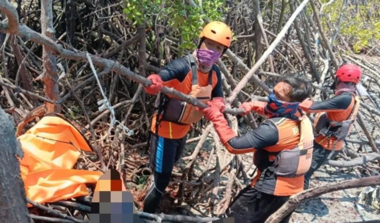 Lima Hari Hilang, Nelayan Ditemukan Tewas Tersangkut Ranting di Pantai Modung Bangkalan