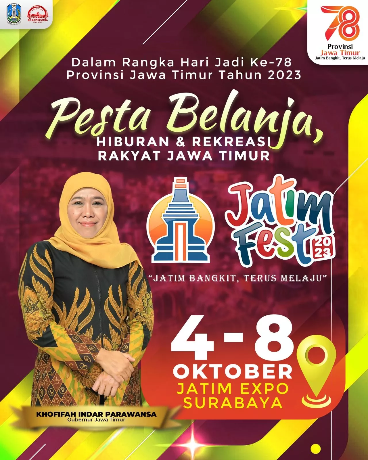 Jatim Fest 2023 Gerakkan Ekonomi dan Wahana Rekreasi Rakyat