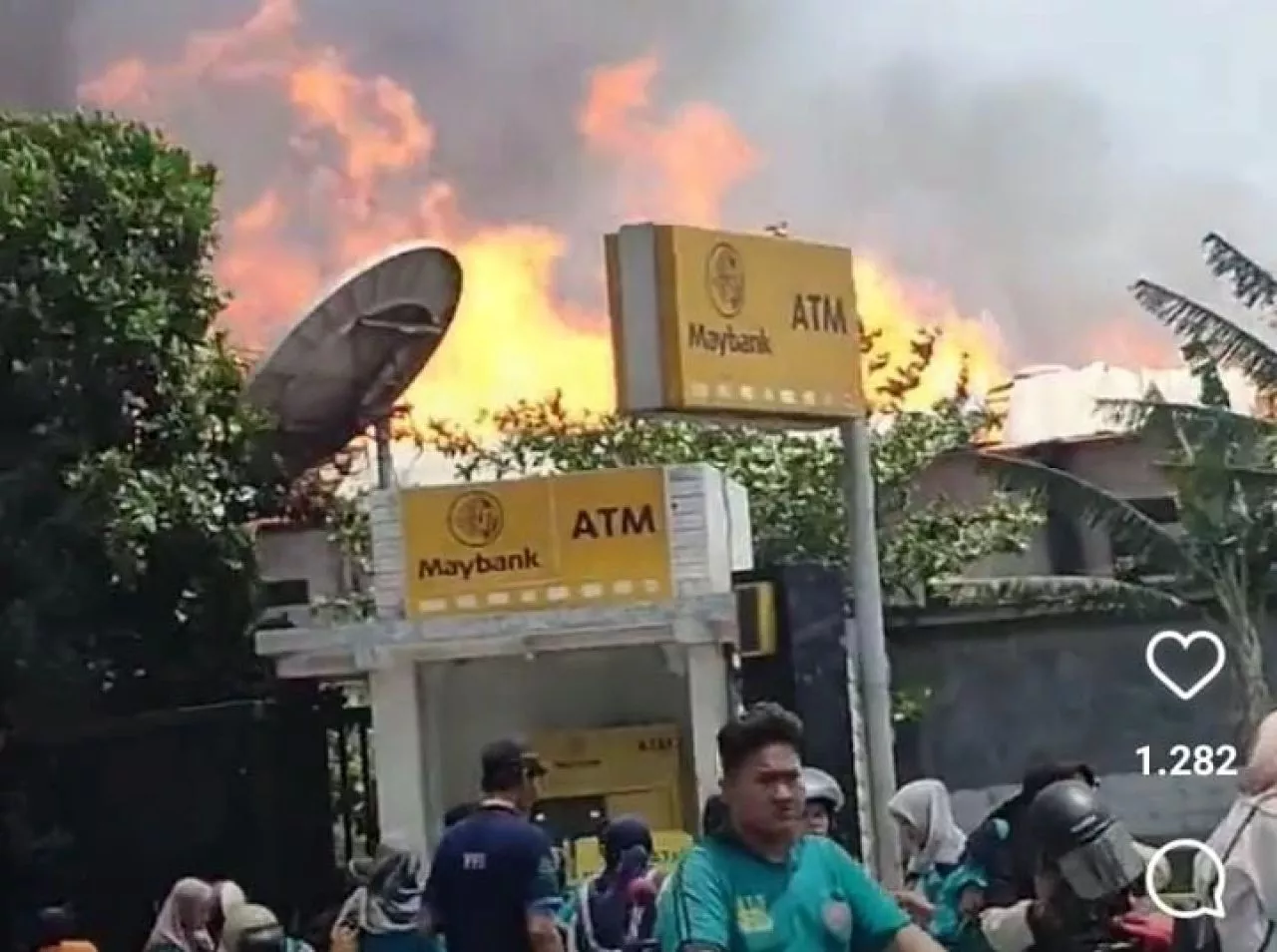 Satu Orang Tewas Pada Kebakaran Pabrik Tisu Mojokerto