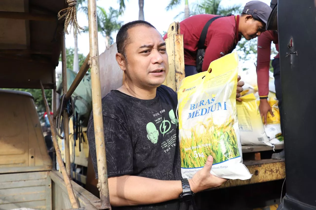 Kebutuhan Beras Surabaya 15 Ribu Ton Per Bulan, Pemkot Pastikan Stok Aman dan Harga Terkendali