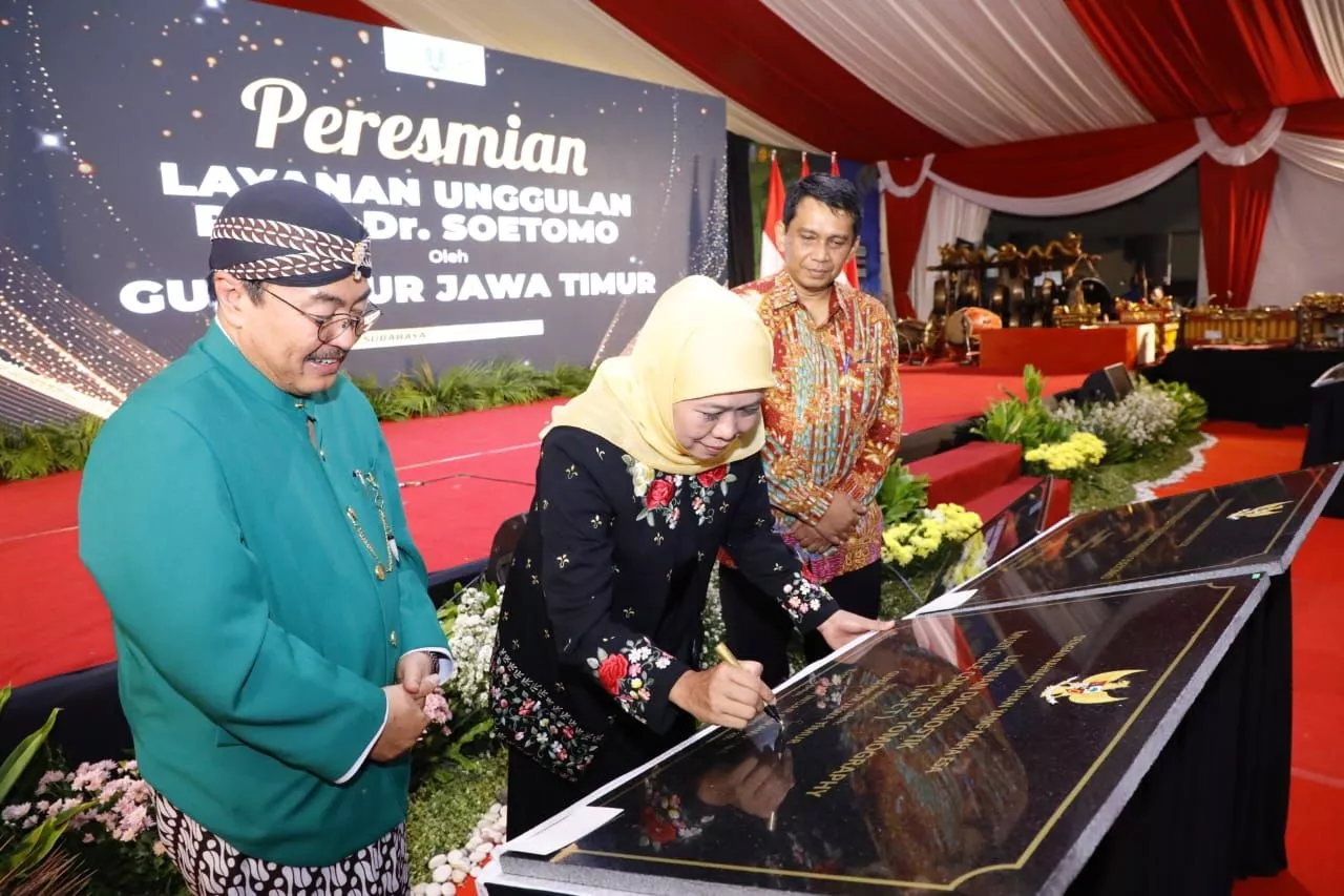 Dari Klinik Estetika hingga MSCT, Gubernur Khofifah Resmikan LimabLayanan Unggulan RSUD Dr Soetomo