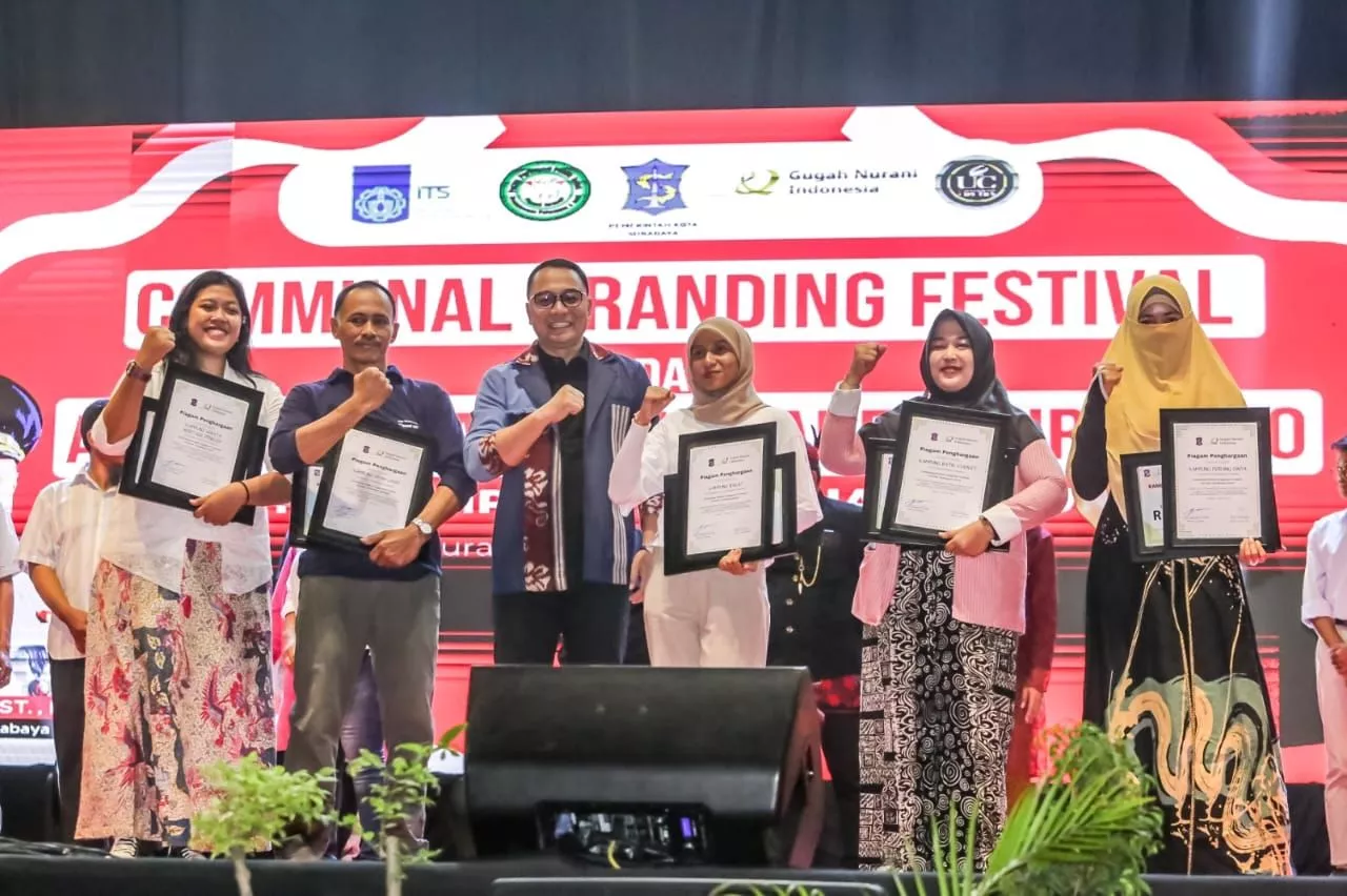 Digerakkan Perempuan, Lima Kampung di Surabaya Sabet Penghargaan Produk Unggulan Terbaik