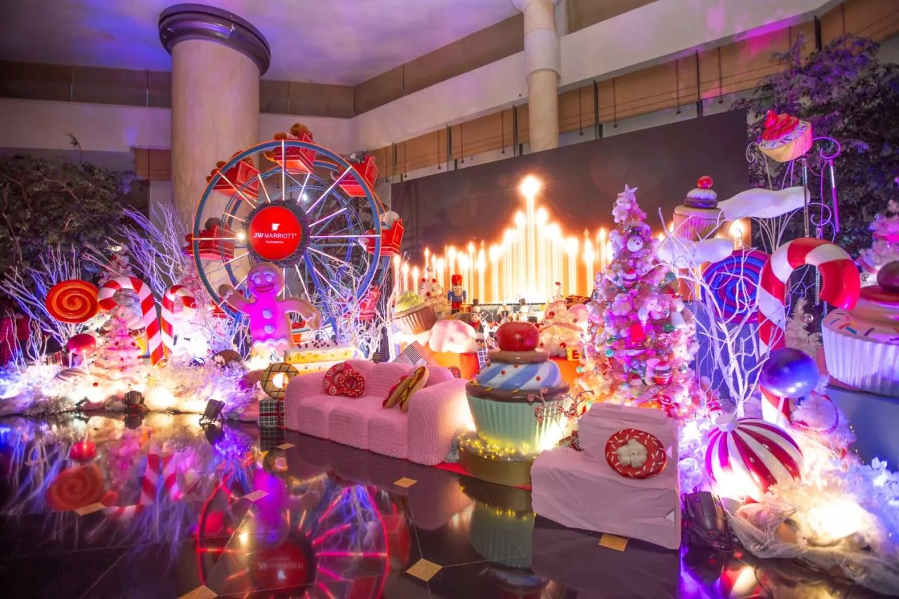 JW Marriott Hotel Surabaya, Gelar Festive Season Bertemakan Candy Wonderland
