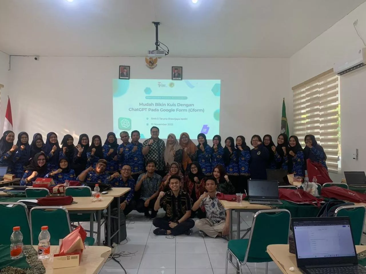 Ajak Guru Ikuti Perkembangan Jaman, Institut Teknologi Telkom Surabaya Gelar Pelatihan ChatGPT