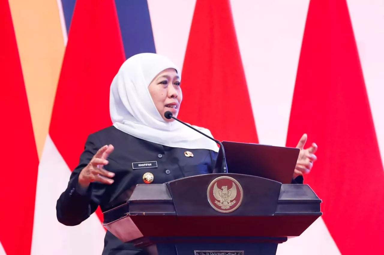 Gubernur Khofifah Tekankan Pentingnya Sinergi Forkompimda Jelang Pemilu 2024