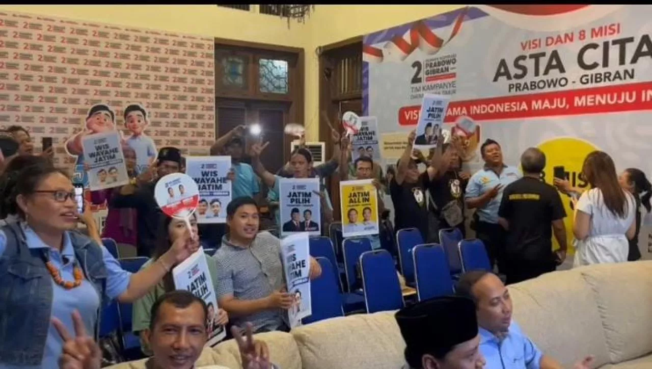 Nobar Debat, Tim Pemenangan Jatim Sebut Gibran Representasi Milenial Cerdas