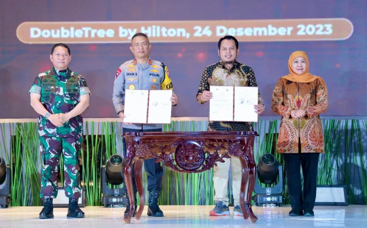 KPU Gandeng Polda Jatim Wujudkan Pemilu Tanpa Kecurangan