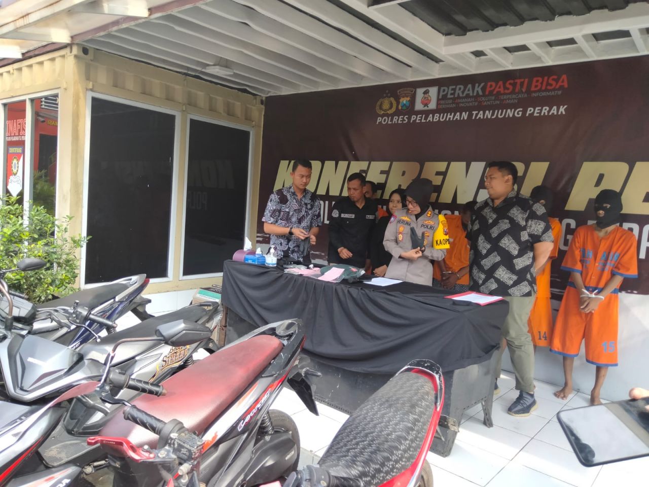 4 sepeda motor curian dikembalikan