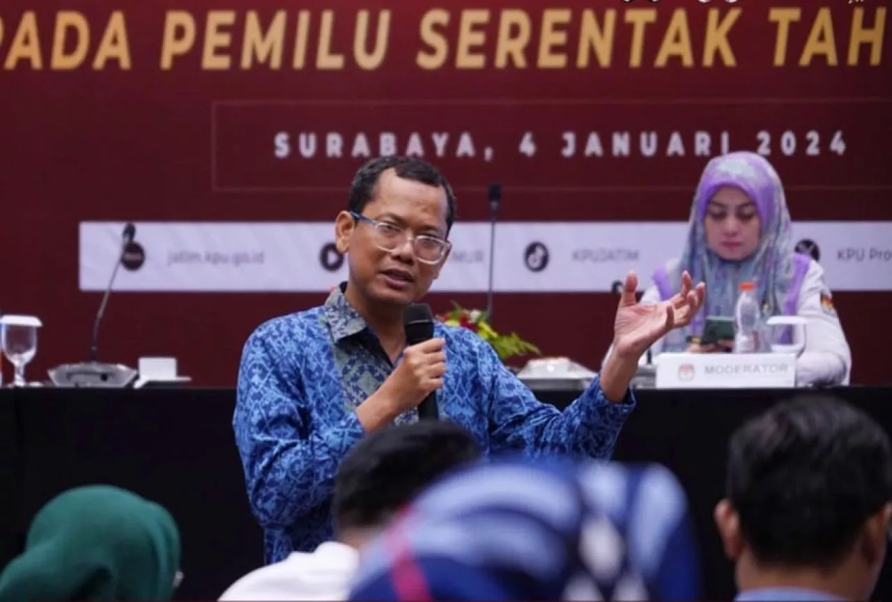 KPU Jatim Koordinasikan Persiapan Dana Kampanye Pemilu