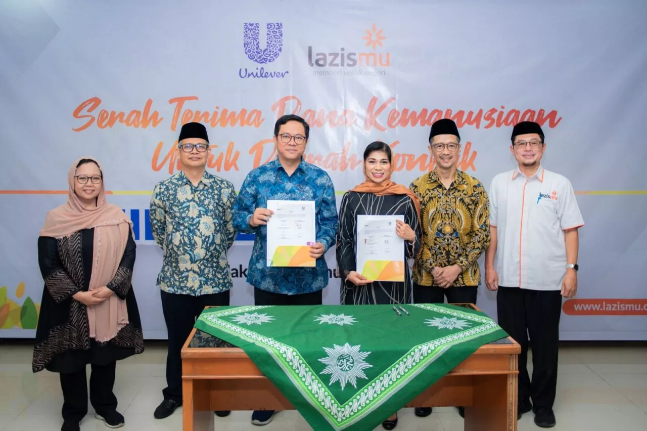 Lazizmu dan Unilever Salurkan Dana Kemanusiaan Rp1,5 Miliar untuk Korban Wilayah Konflik