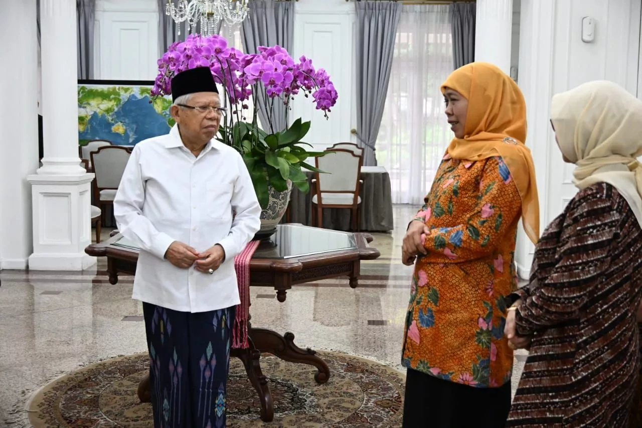 Sambangi Wapres, Khofifah Laporkan Pengembangan Industri Halal di Jatim