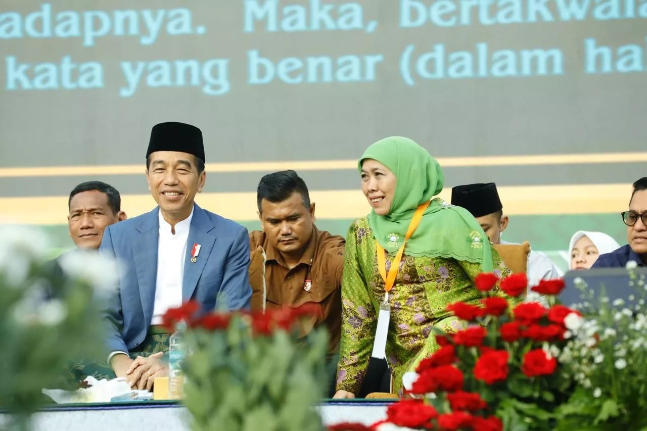 Hadiri Harlah Muslimat NU, Begini Pesan Jokowi