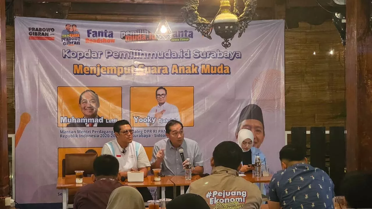 Rebut Suara Anak Muda, Pendukung Prabowo-Gibran Gelar Kopdar di Surabaya
