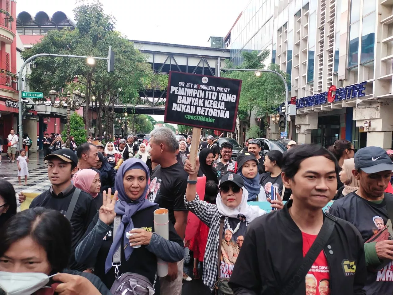 Relawan Ganjar-Mahfud Surabaya Amankan Pilpres dari Serangan Fajar