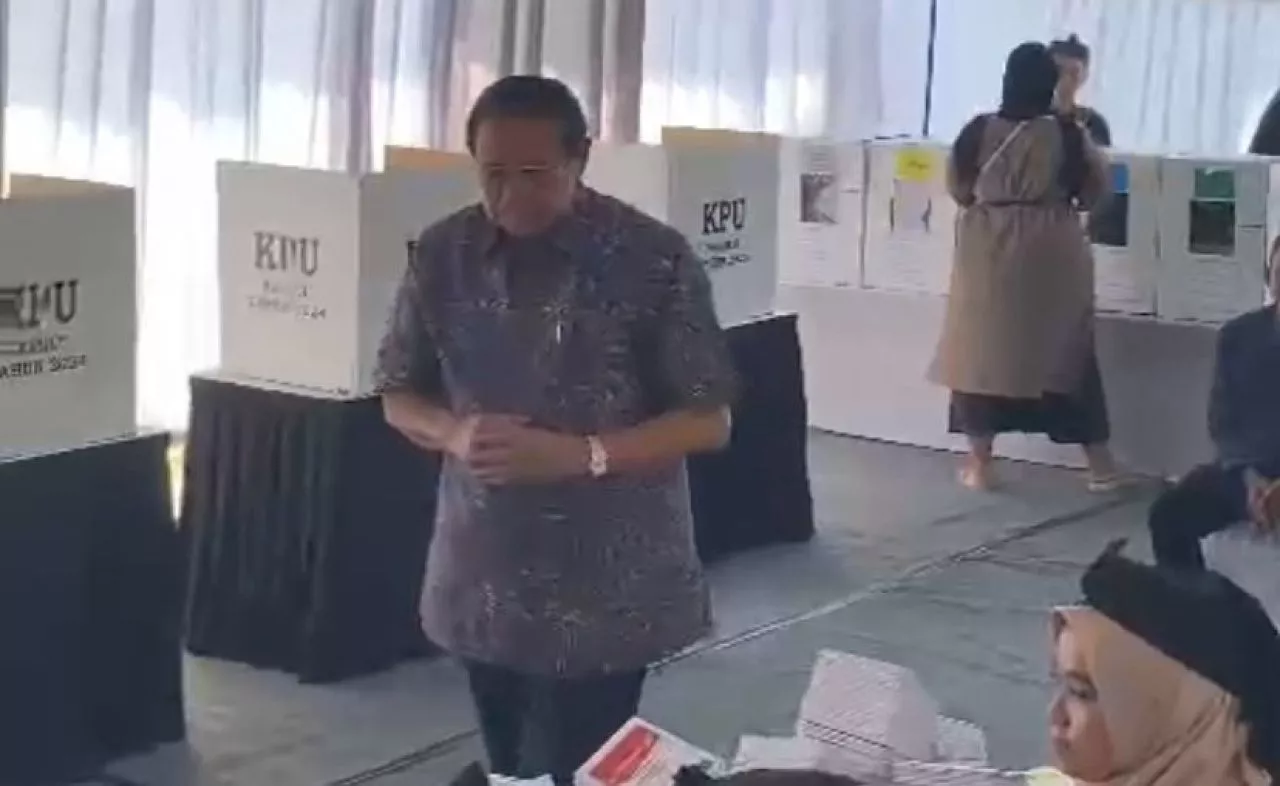 Prabowo-Gibran Menang Telak di TPS SBY Pacitan