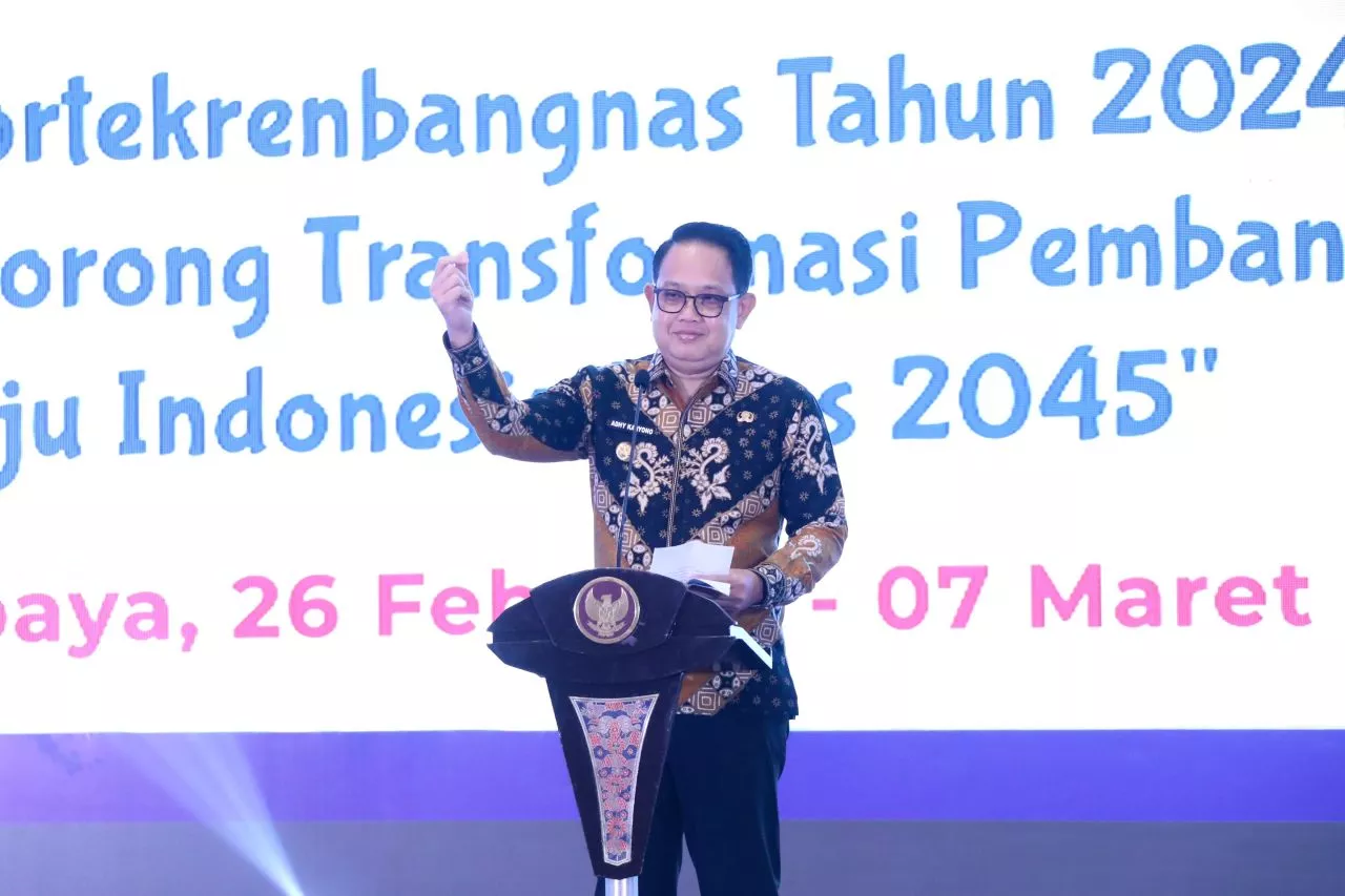 Pj. Gubernur Adhy Fokus Sinkronkan Pembangunan Pusat dan Daerah di Rakontekrenbang 2024