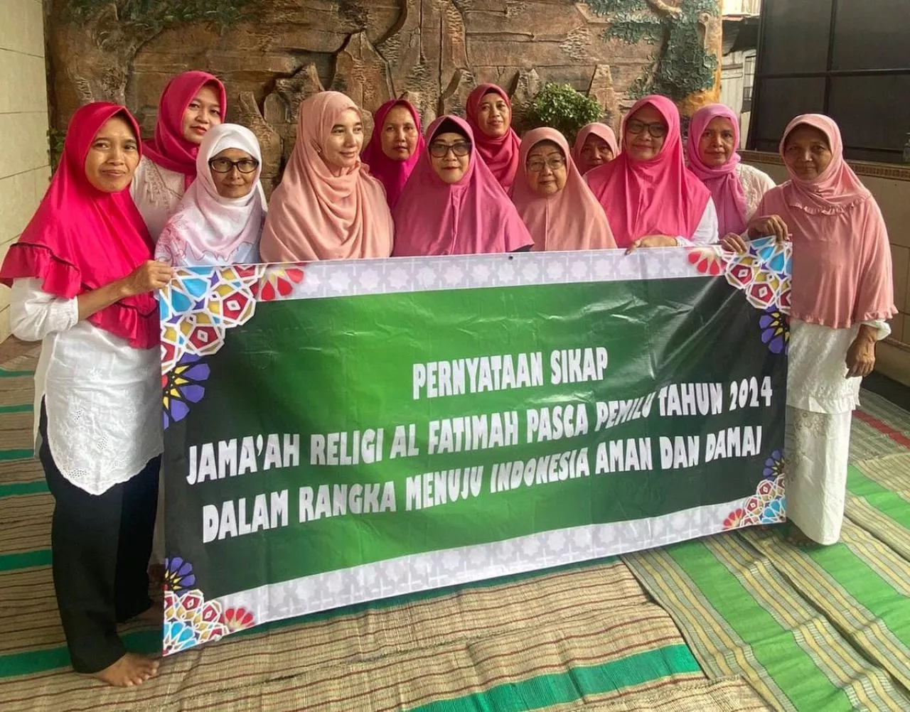 Kelompok Jama’ah Religi di Surabaya Beri Pesan Damai Hasil Pemilu 2024