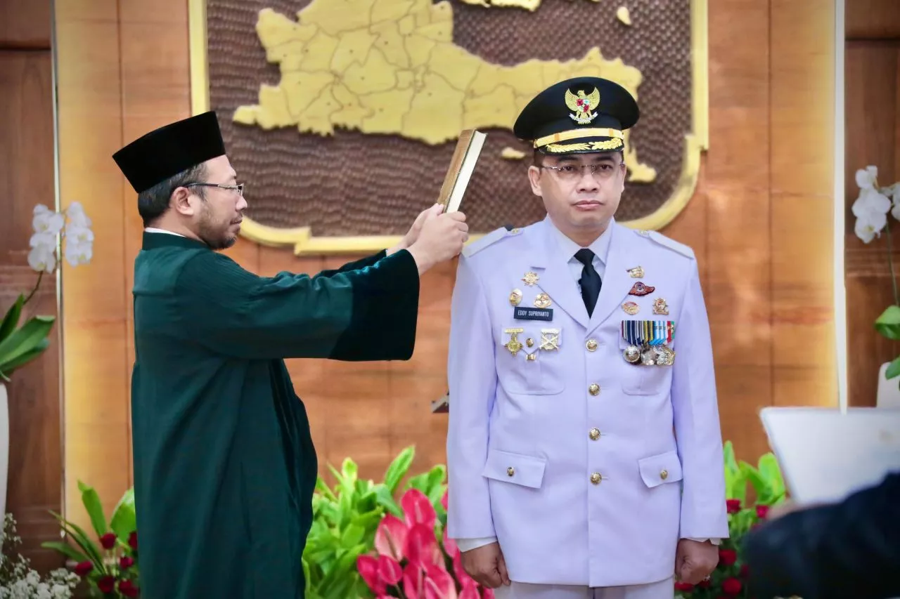 Eddy Supriyanto Dilantik Sebagai Pj. Walikota Madiun