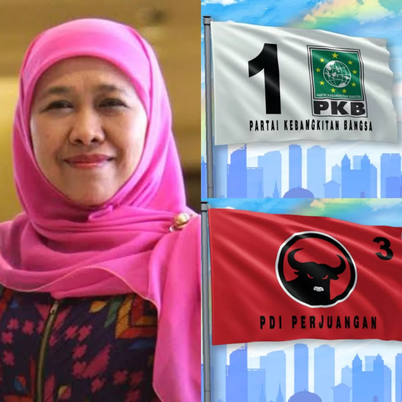 PKB dan PDIP Berkoalisi Kalahkan Khofifah, Begini Tanggapan Pengamat