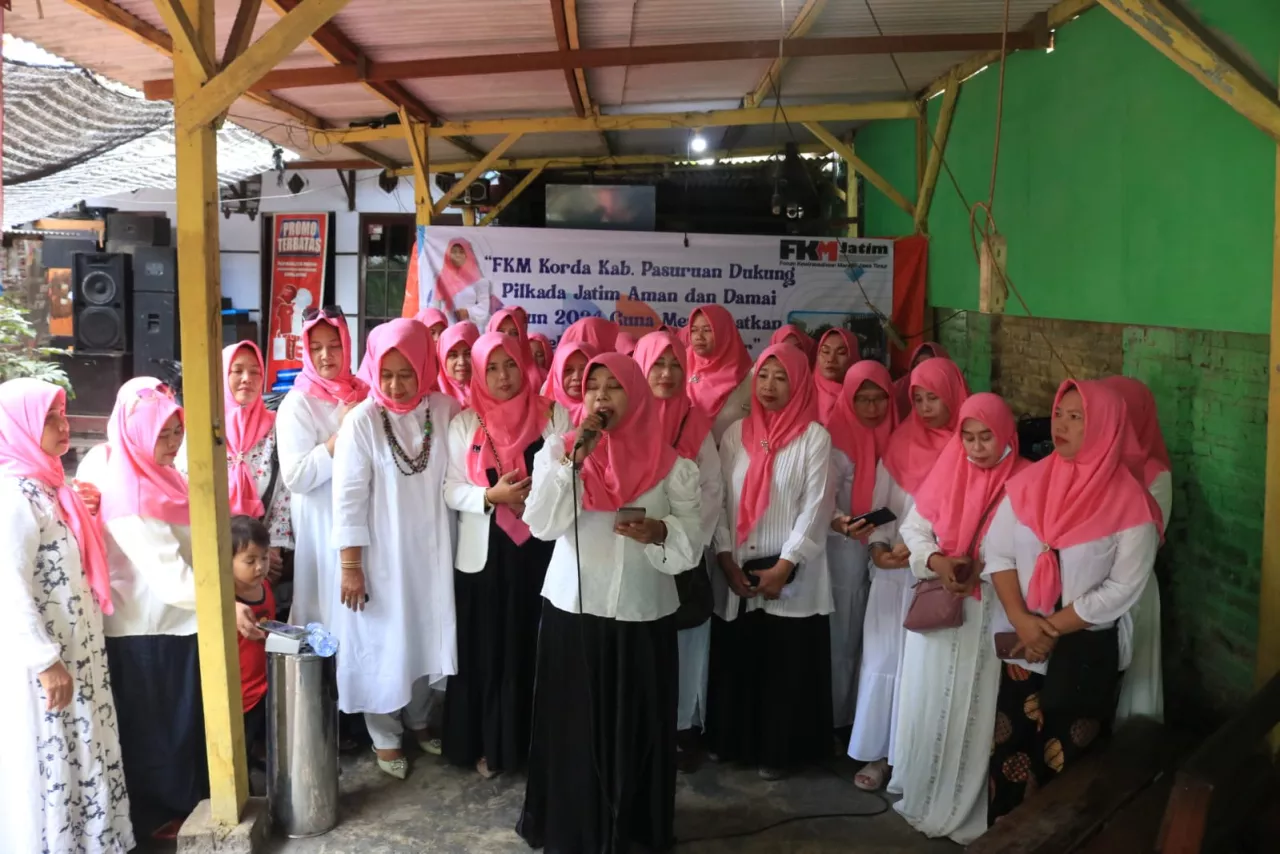 Forum Kewirahusaan Mandiri Pasuruan Deklarasikan Pilkada Jatim Damai