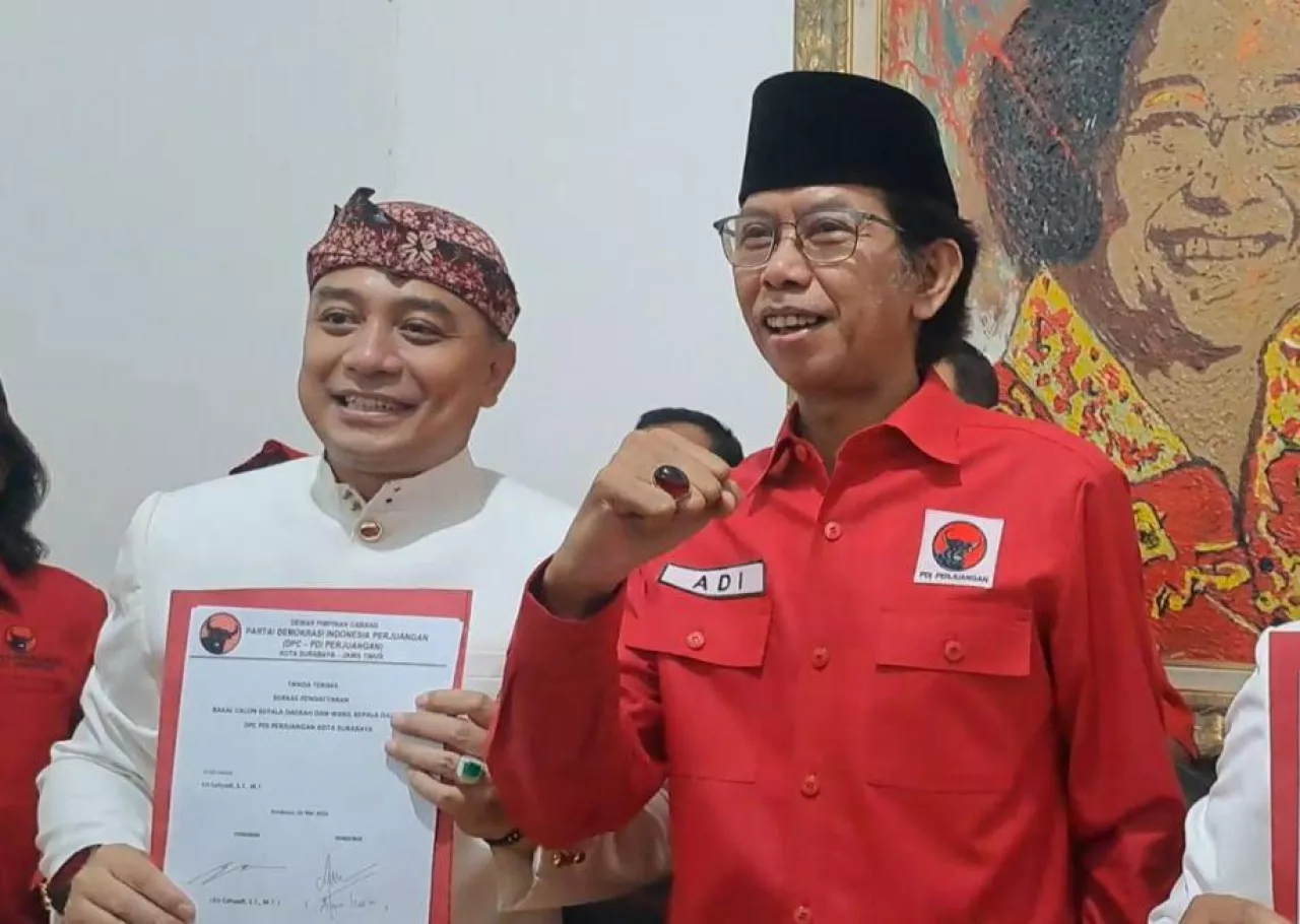 PDIP Telah Terbitkan Surat Tugas untuk 11 Nama Bacakada Pilkada Jatim, Akhirnya Ada Eri Cahyadi 