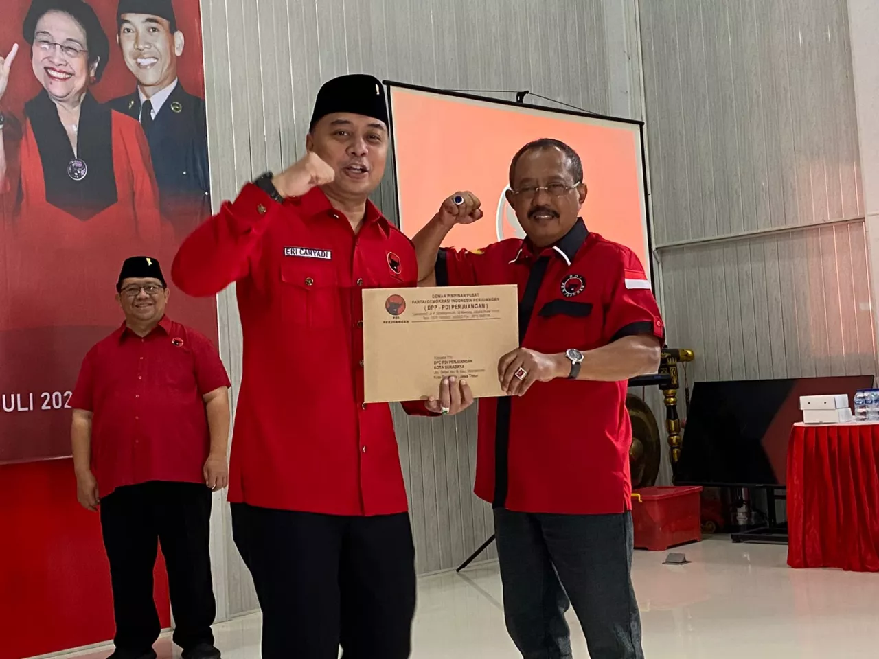 Petahana Eri Cahyadi-Armuji Resmi Diusung, PDI-P Bakal Langsung Tancap Gas