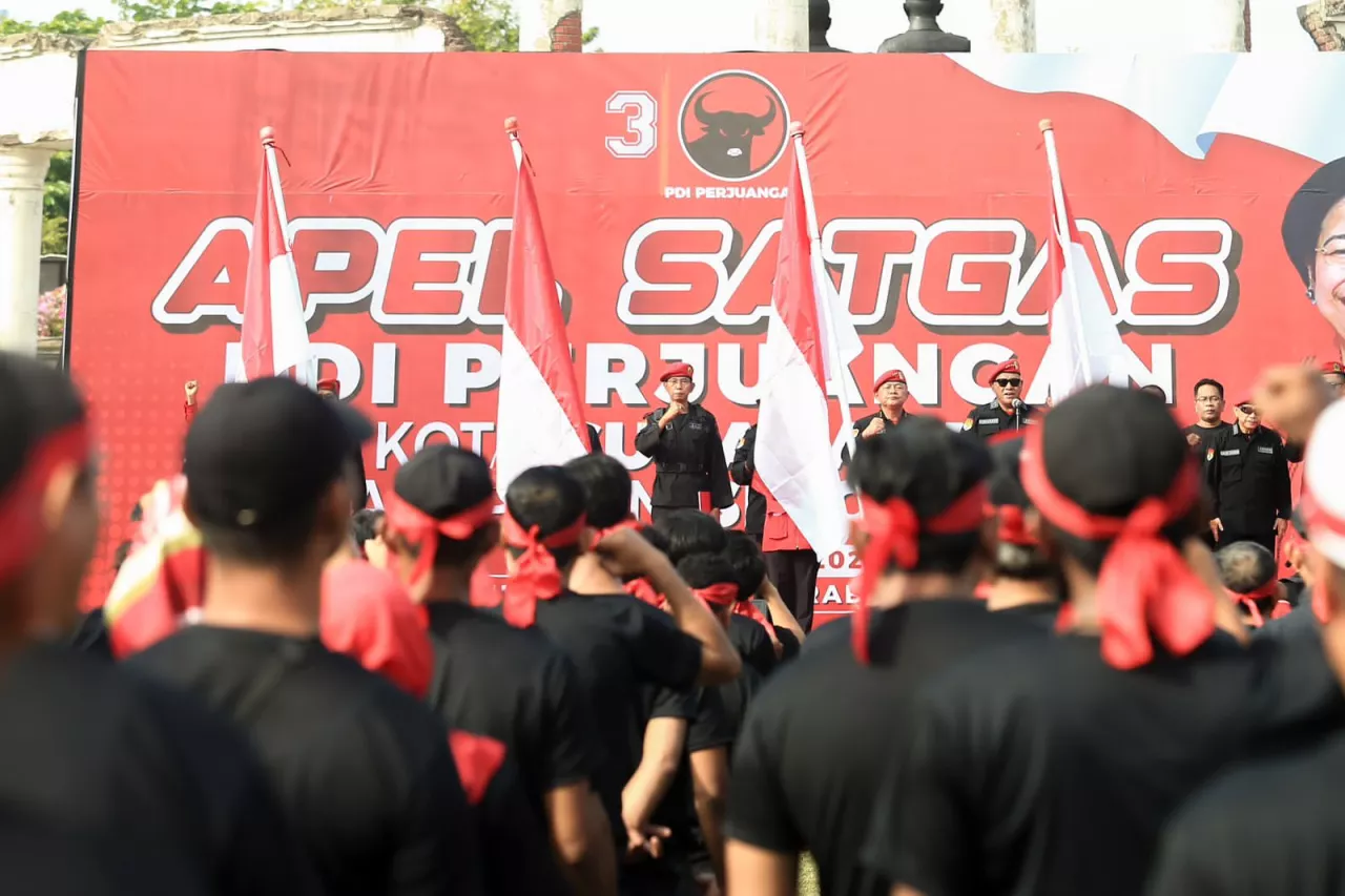 5.000 Satgas PDIP di Surabaya Ikrar Jaga Ideologi dan Marwah Partai