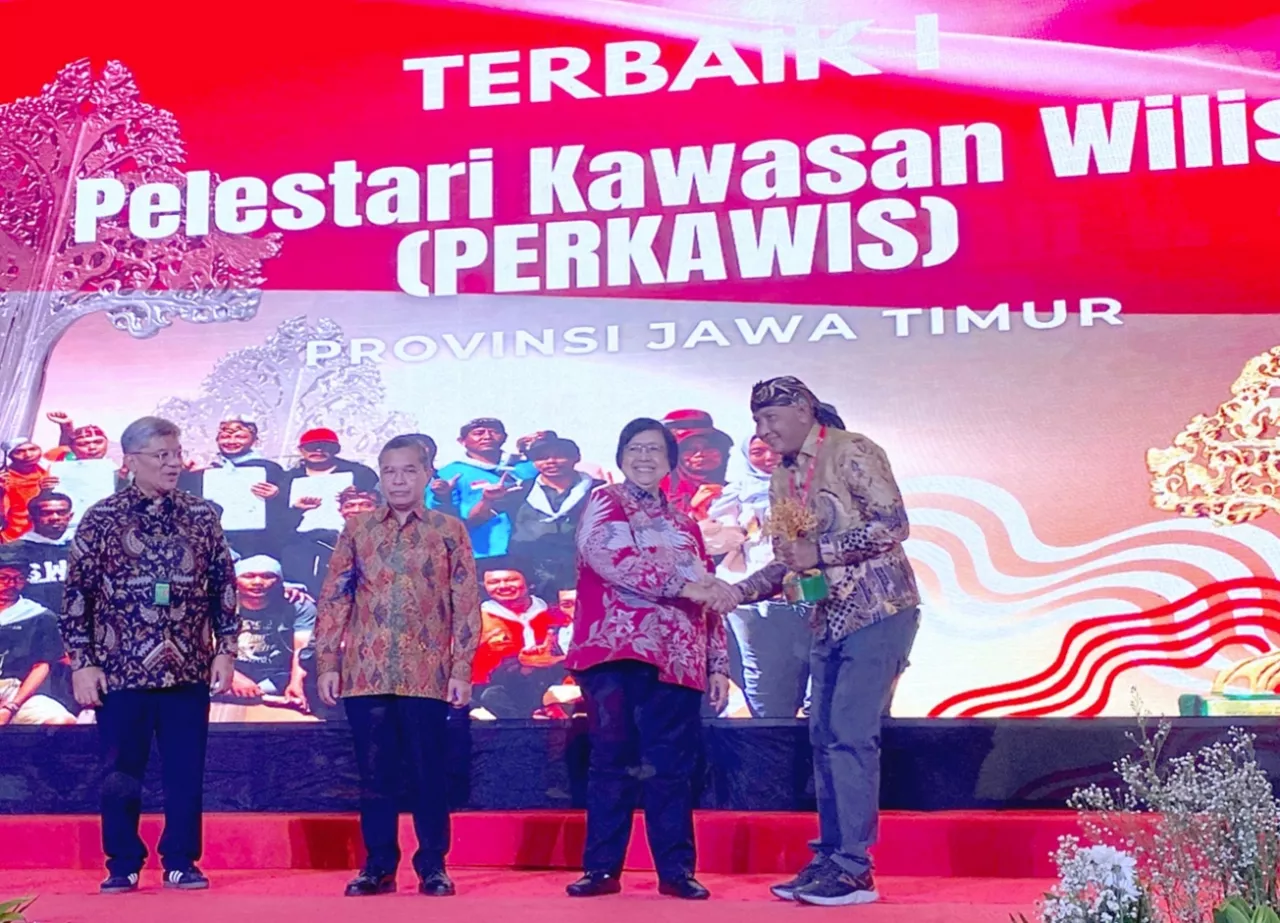 Pelestari Kawasan Wilis Diganjar Penghargaan Wana Lestari Tingkat Nasional
