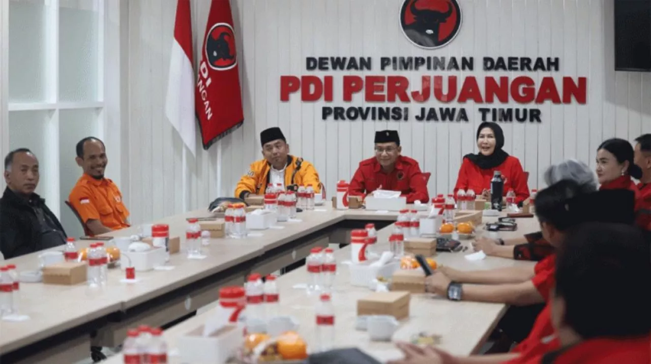 Tujuh Parpol Non-Parlemen Merapat ke PDIP Jatim