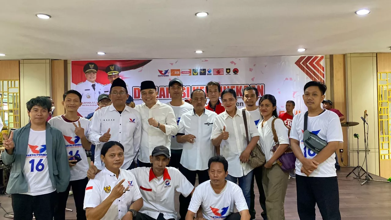 Eri Cahyadi-Armuji Didukung Tujuh Partai Non Parlemen Maju Pilwali Surabaya
