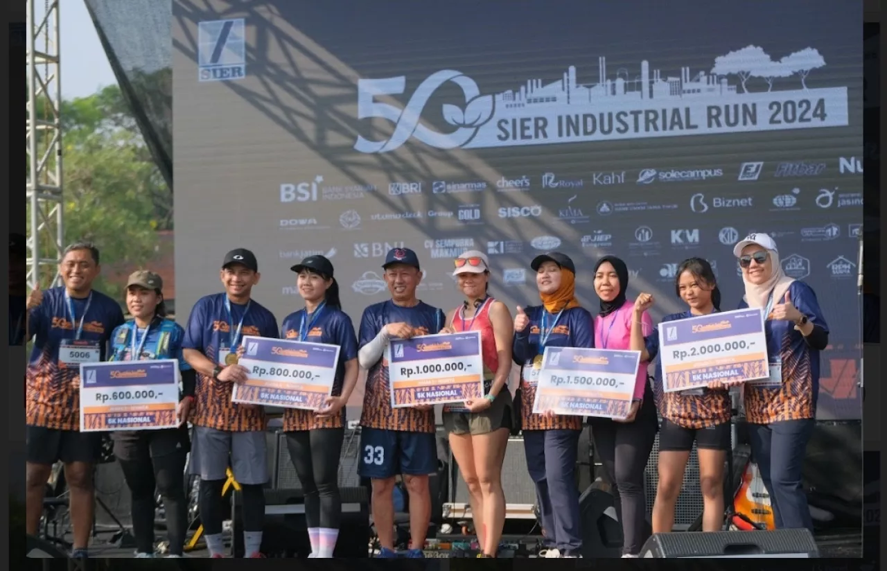 Berlangsung Sukses dan Meriah!, SIER Industrial Run 2024 Diikuti 1.000 Peserta