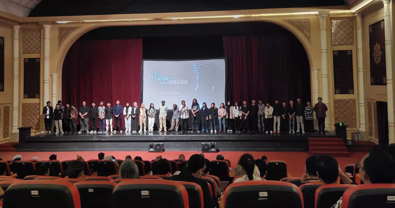 100 Persen Digarap dengan Ponsel, Lintas Pelajar Rilis Film Surga dalam Bingkai Kayu