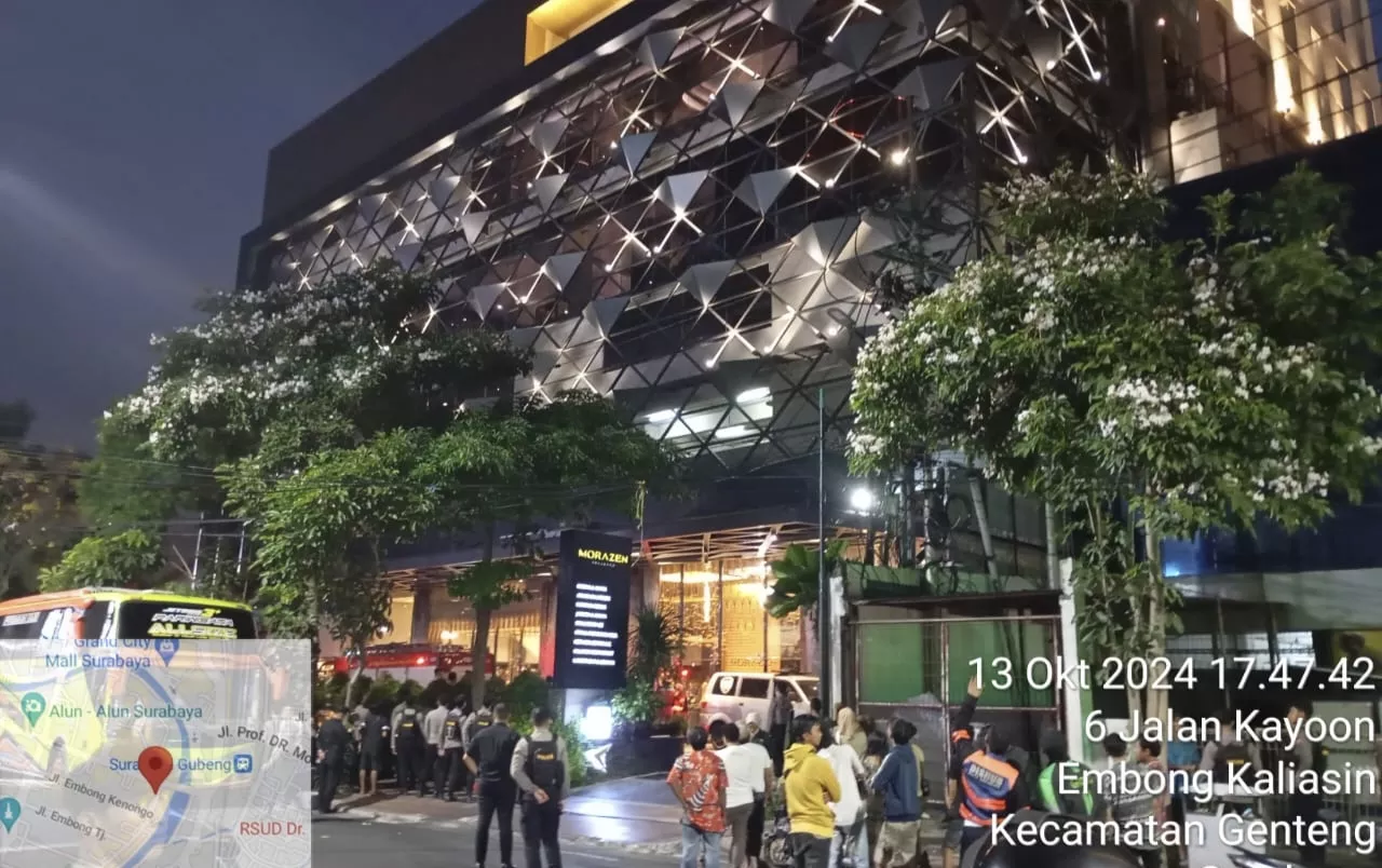 Diduga Bunuh Diri, Pria Melompat dari Lantai 21 Hotel Morazen Surabaya