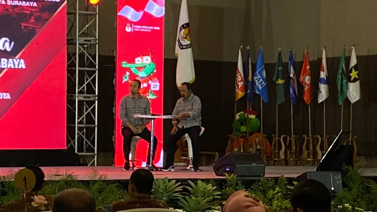 Debat Perdana Lawan Kotak Kosong, Eri Cahyadi Grogi Armuji Santai