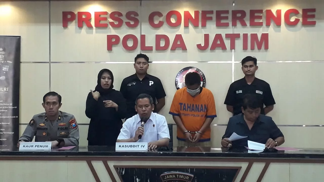 Polda Jatim Ungkap Kasus Ayah Cabuli Dua Anak Kandung di Surabaya