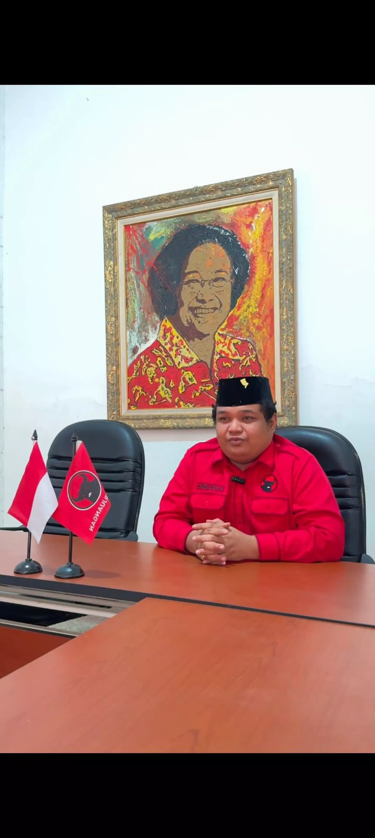 Wakil Sekretaris DPC PDIP Surabaya Ajak Warga Pilih Pemimpin Visioner
